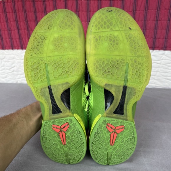 Size 13 - Kobe 6 2010 Grinch Green/Volt-Crimson-Black CW2190-300 main image 7